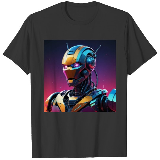 Cyber Robot Zip T Shirts