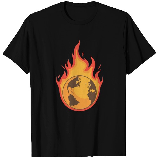 Burning Desolated Earth T Shirts