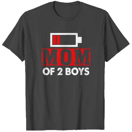 Mom of 2 Boys Mom and Son Matching Mom Gifts T Shirts