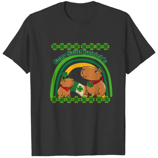 Capybara saint Patrick´s day T Shirts