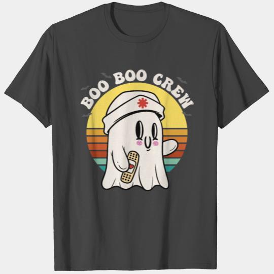 Boo Boo Crew Nurse Halloween - Groovy Funny T Shirts