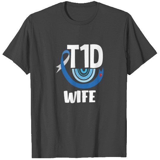 T1D Warrior Support Squad Diabetes Awareness T Shirts
