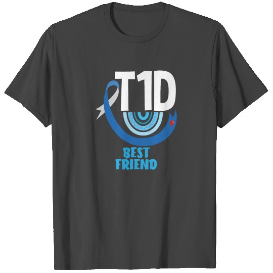 T1D Warrior Support Squad Diabetes Awareness T Shirts