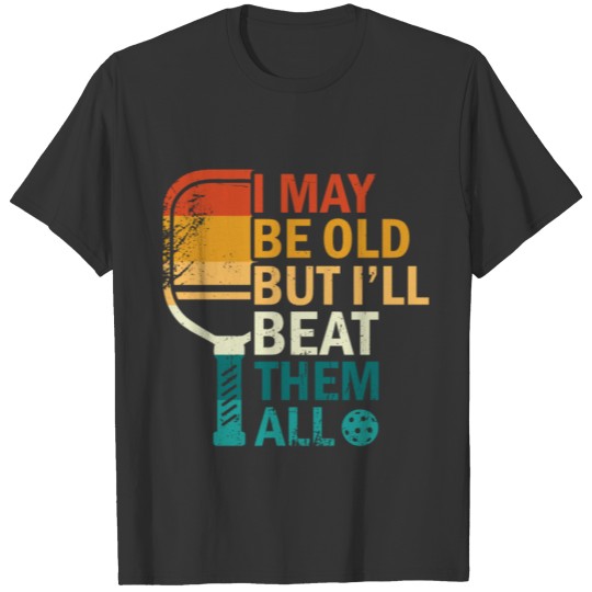 Funny Retro Pickleball Vintage T Shirts