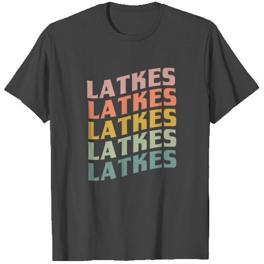 Happy Hanukkah Crispy Latkes Lover Design T Shirts