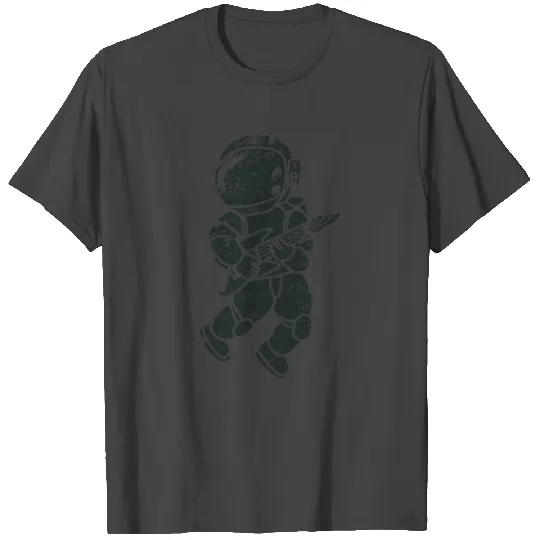an astronauts playing guitar T Shirts