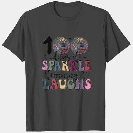 100 days of sparkle learning and laugh faux sequin T Shirts