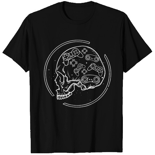 Skull Gaming Mind Control T Shirts