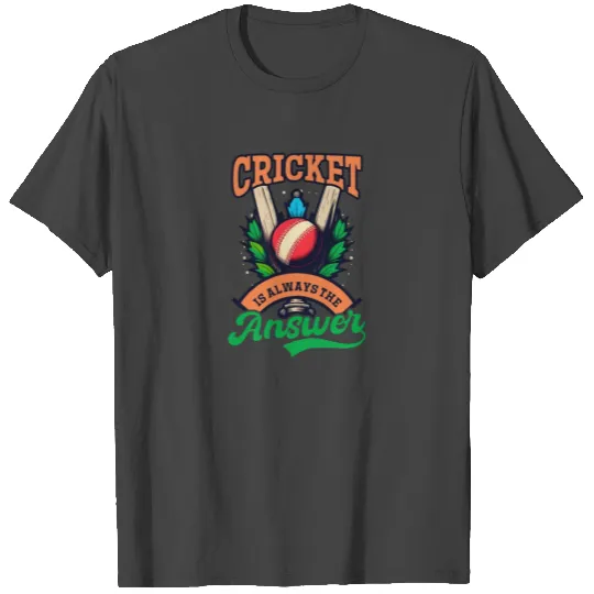 Cricket Player Cricket Is Answer T Shirts