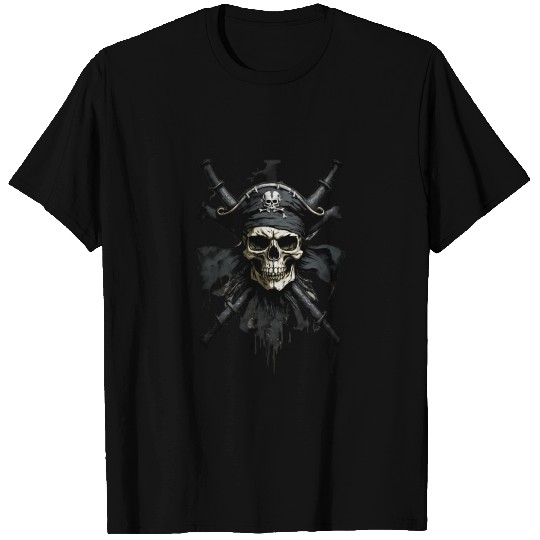 Skeleton pirates T Shirts