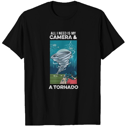Camera & Tornado Videographer Gift T Shirts