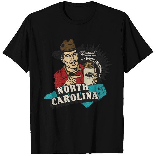 Vintage Raleigh NC Moonshine T Shirts