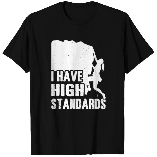Funny Rock Climbing Girl T Shirts