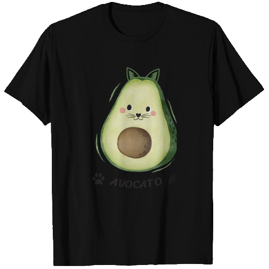 Avocado Cat T Shirts