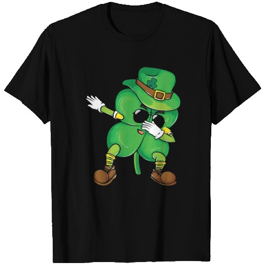 Shamrock Dabbing Leprechauns T Shirts