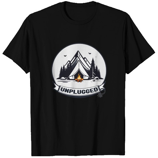 Camping Unplugged T Shirts