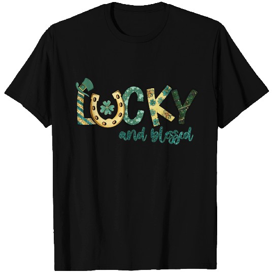 Lucky And Blessed T Shirts