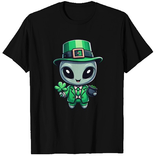 St. Patrick's Day Alien Extraterrestrial T Shirts