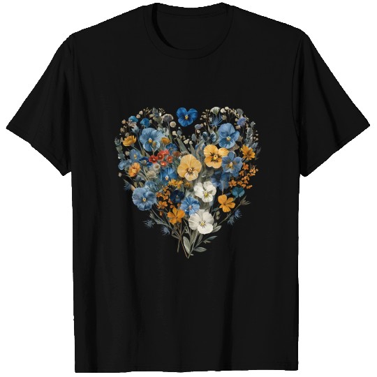 Boho Wildflowers Cottagecore T Shirts