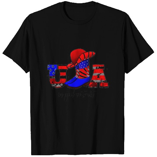 Usa In God We Trust T Shirts