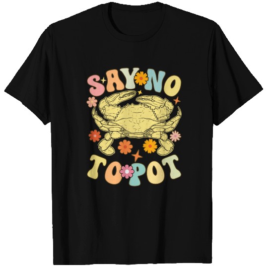 Groovy Crab Lover Seafood Lover T Shirts