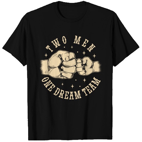 Father and son bump fists T Shirts