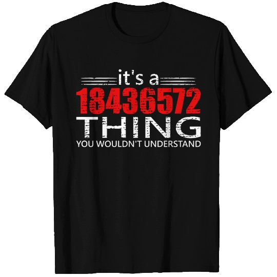 It's A 18436572 Thing Funny V8 Engine Car Guy T Shirts