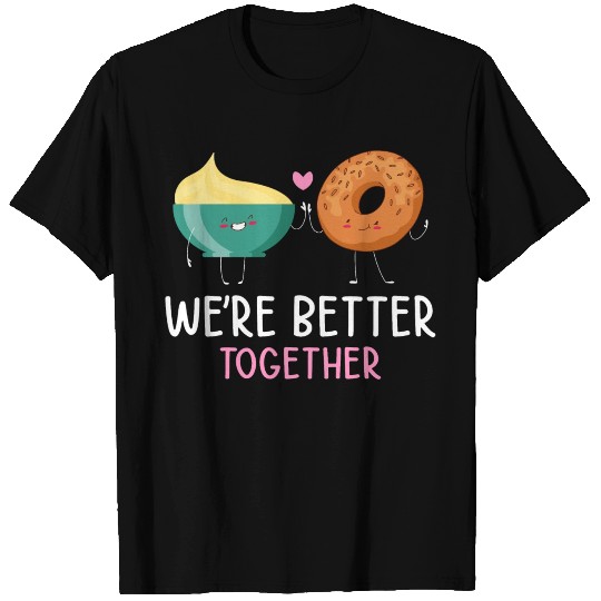 Funny Bagel Lover Bagel Coffee Lover T Shirts