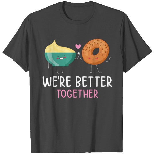 Funny Bagel Lover Bagel Coffee Lover T Shirts