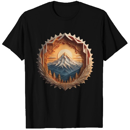 Sunrise at the mountain(1) T Shirts