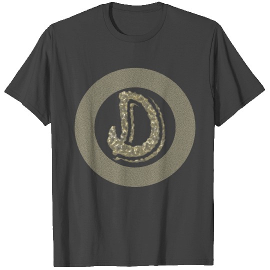 Monogram letter D T Shirts
