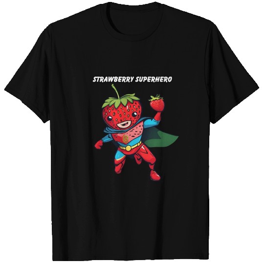 Strawberry Superhero T Shirts