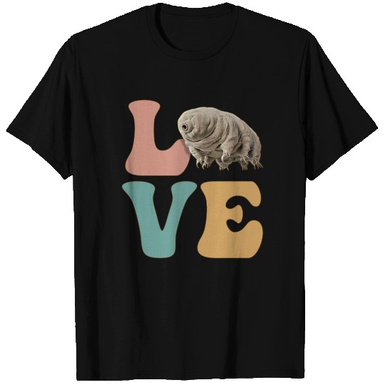 LOVE Tardigrade Water Bear Microbiology T Shirts