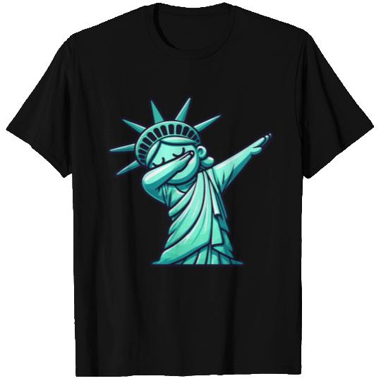 Dabbing Statue of Liberty T Shirts