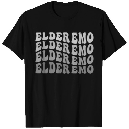 Elder EMO Multi Word Groovy Style T Shirts