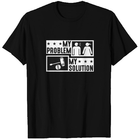 Croquet Player My Problem My Pictogram Mom Dad T Shirts
