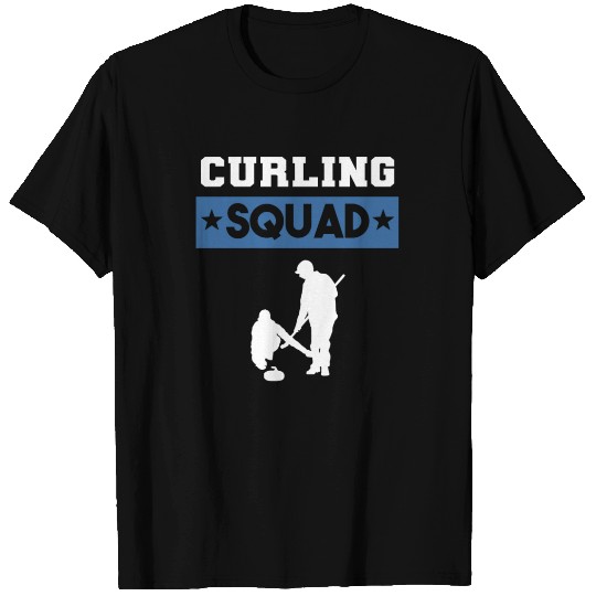 Curling Ice Sports Trainer T Shirts