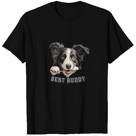 Best Buddy Border Collie T Shirts