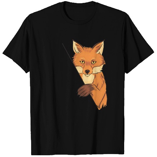Red Fox Cartoon Animal Kingdom Nature T Shirts