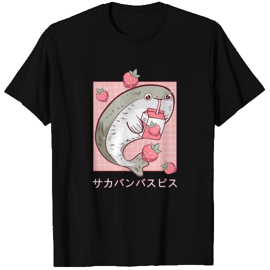 Sacambaspis Ancient Fish Kawaii Japanese Strawberr T Shirts