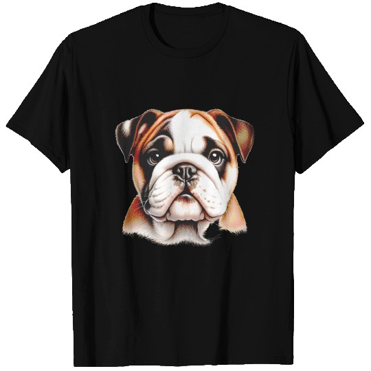 Bulldog Puppy Classic T Shirts