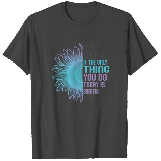 Mental Health Warrior Purple and Teal T Shirts