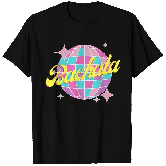 Bachata dance neon color disco ball T Shirts
