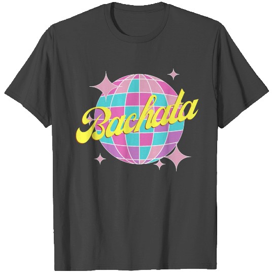 Bachata dance neon color disco ball T Shirts