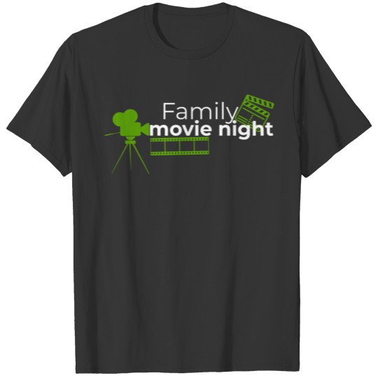 Family Movie Night T Shirts - Cozy Home Cinema