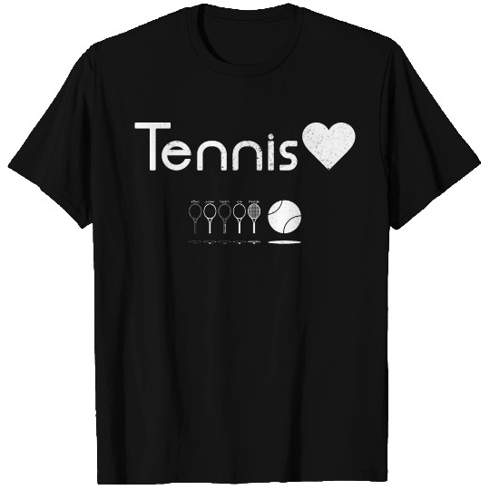 Tennis love on nirvana in shadows T Shirts