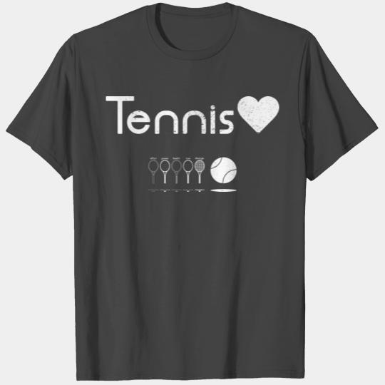 Tennis love on nirvana in shadows T Shirts
