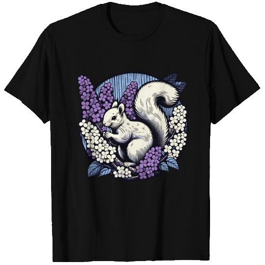 Lilac Squirrel T Shirts
