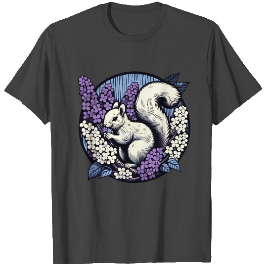 Lilac Squirrel T Shirts