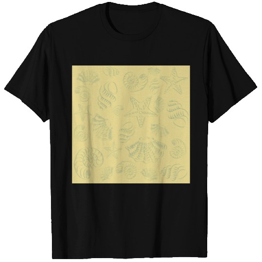 Seashells and starfish under the sea T Shirts